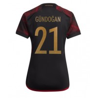 Tyskland Ilkay Gundogan #21 Fotballklær Bortedrakt Dame VM 2022 Kortermet